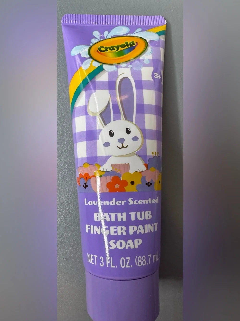 Crayola Lavender Purple Bath Tub Finger Paint Soap lavender scented Easter theme